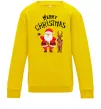 Дитячий світшот Merry Christmas Сонячно жовтий Дитячий світшот Merry Christmas Сонячно жовтий фото