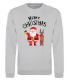 Світшот Merry Christmas Сірий меланж Світшот Merry Christmas Сірий меланж фото