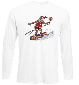 Лонгслів Дід мороз сноубордист