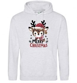 Чоловіча толстовка (худі) Merry Christmas Deer