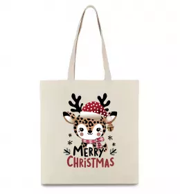 Эко-сумка STRIPED DEER Бежевый фото Эко-сумка STRIPED DEER Бежевый фото