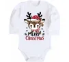 Детский боди Merry Christmas Deer Белый фото