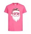 Детская футболка Santa camouflage Ярко-розовый фото