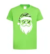 Детская футболка Santa camouflage Лаймовый фото