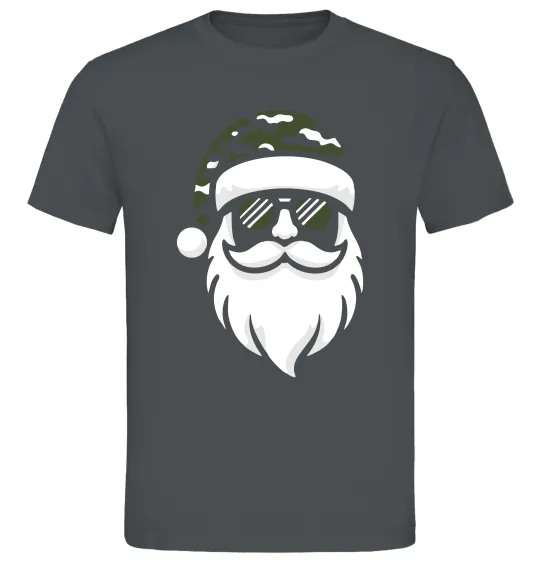 Чоловіча футболка Santa camouflage Графіт фото