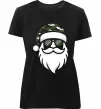 Жіноча преміум футболка Santa camouflage Чорний Жіноча преміум футболка Santa camouflage Чорний фото