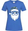 Жіноча футболка Santa camouflage Яскраво-синій Жіноча футболка Santa camouflage Яскраво-синій фото