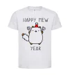 Дитяча футболка Happy Mew Year Білий фото