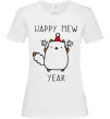 Жіноча футболка Happy Mew Year Білий фото