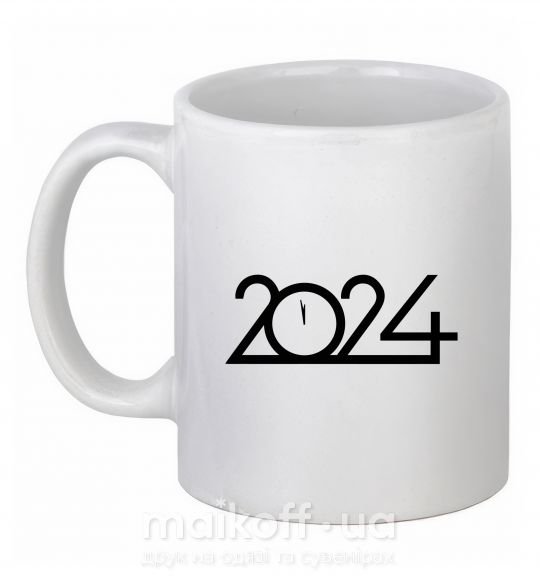 Чашка керамическая Напис 2024 рік Белый фото