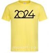 Мужская футболка Напис 2024 рік Лимонный фото