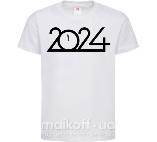 Детская футболка Напис 2024 рік Белый фото