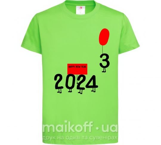Детская футболка 2024 настає Лаймовый фото