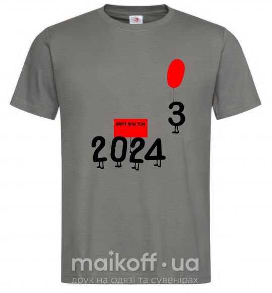 Мужская футболка 2024 настає Графит фото