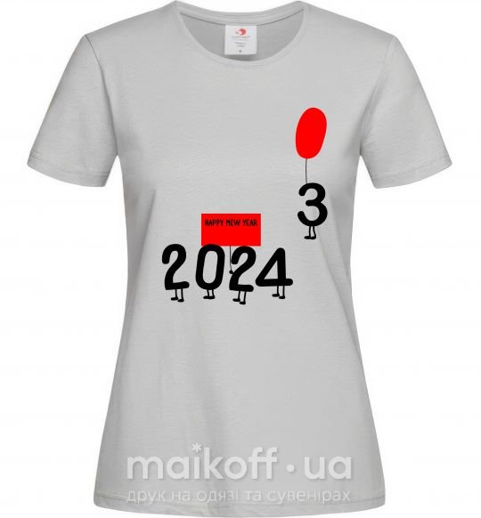 Женская футболка 2024 настає Серый фото