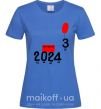 Женская футболка 2024 настає Ярко-синий фото