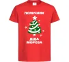 Дитяча футболка Помічник Діда Мороза Червоний Дитяча футболка Помічник Діда Мороза Червоний фото