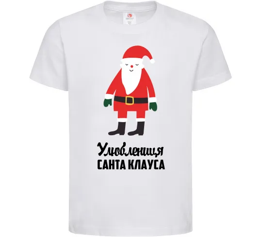 Детская футболка Улюблениця Санта Клауса Белый фото