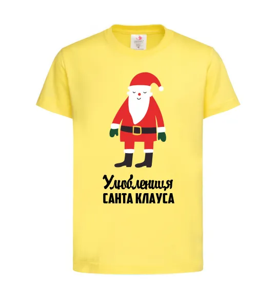 Дитяча футболка Улюблениця Санта Клауса Лимонний фото