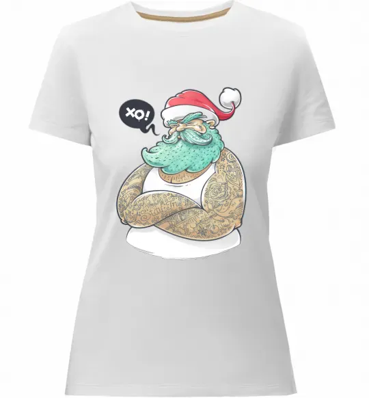 Жіноча преміум футболка XO! Білий фото