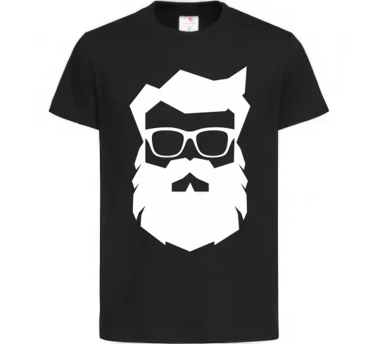 Детская футболка Modern Santa Черный фото