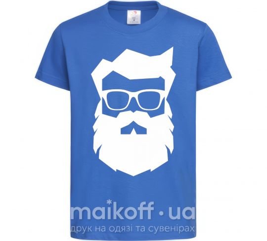 Детская футболка Modern Santa Ярко-синий фото