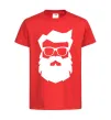 Детская футболка Modern Santa Красный фото