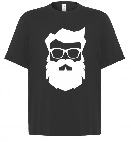 Футболка Оверсайз Modern Santa Черный фото