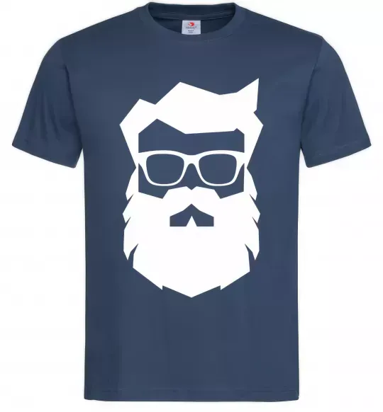 Мужская футболка Modern Santa Темно-синий фото