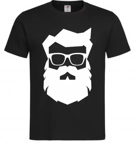 Мужская футболка Modern Santa Черный фото