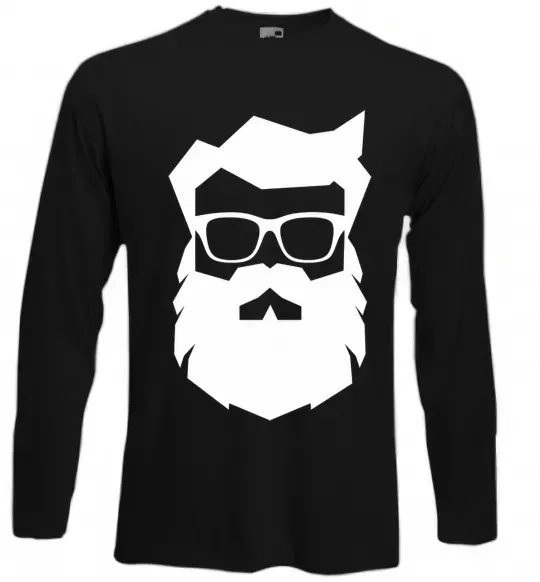 Лонгслив Modern Santa Черный фото