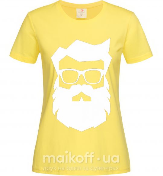 Жіноча футболка Modern Santa Лимонний фото