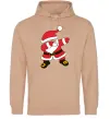Мужская толстовка (худи) Hype Santa Песочный фото