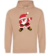 Женская толстовка (худи) Hype Santa Песочный фото
