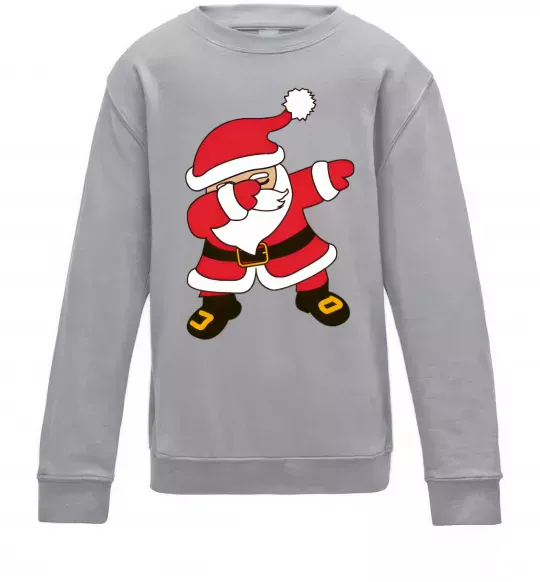 Дитячий світшот Hype Santa Сірий меланж фото