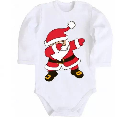 Детский боди Hype Santa Белый фото