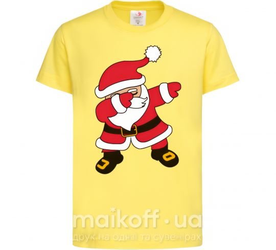 Детская футболка Hype Santa Лимонный фото