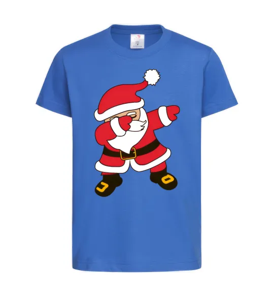 Детская футболка Hype Santa Ярко-синий фото