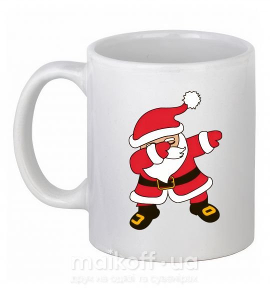 Чашка керамічна Hype Santa Білий фото