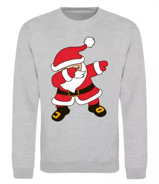 Світшот Hype Santa Сірий меланж фото