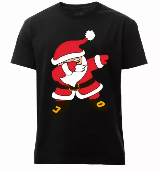 Чоловіча преміум футболка Hype Santa Чорний фото