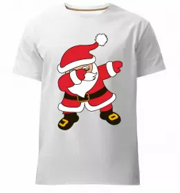 Мужская премиум футболка FUN SANTA Белый фото Мужская премиум футболка FUN SANTA Белый фото