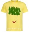 Чоловіча футболка Forest and fox Лимонний фото