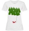 Женская футболка Forest and fox Белый фото