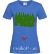 Жіноча футболка Forest and fox Яскраво-синій фото