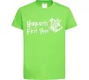 Детская футболка Hogwarts first year Лаймовый фото