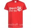 Детская футболка Hogwarts first year Красный фото