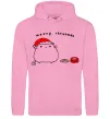 Женская толстовка (худи) Meowy Christmas Розовый фото