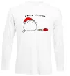 Лонгслив Meowy Christmas Белый фото