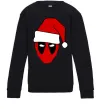 Детский Свитшот Christmas Deadpool Черный Детский Свитшот Christmas Deadpool Черный фото